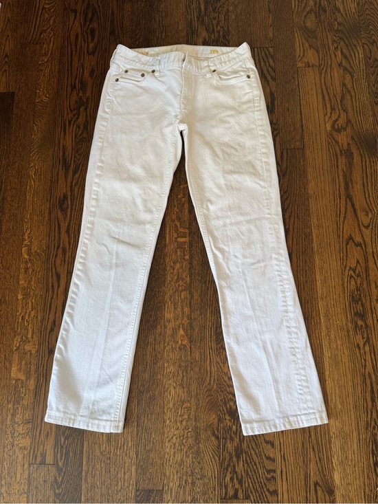 J. Crew Pants - J. Crew Matchstick Women’s White Straight-Leg Jeans
